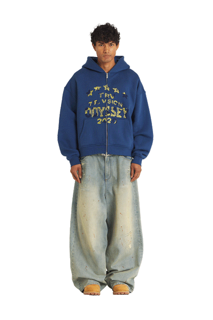 Odyssey Zip-Hoodie Blue