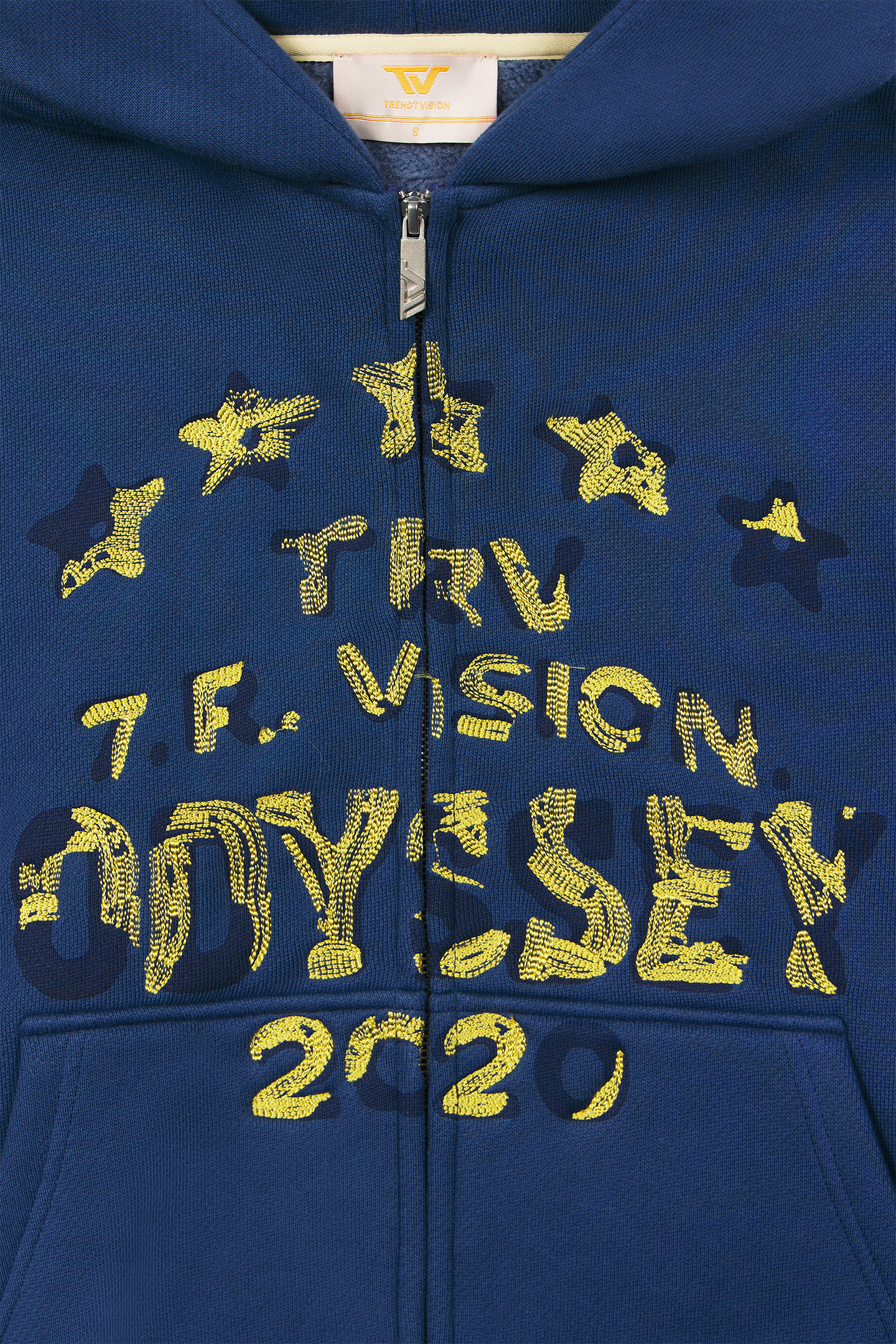Odyssey Zip-Hoodie Blue – Trendt Vision Odyssey Zip-Hoodie Blue – Trendt Vision