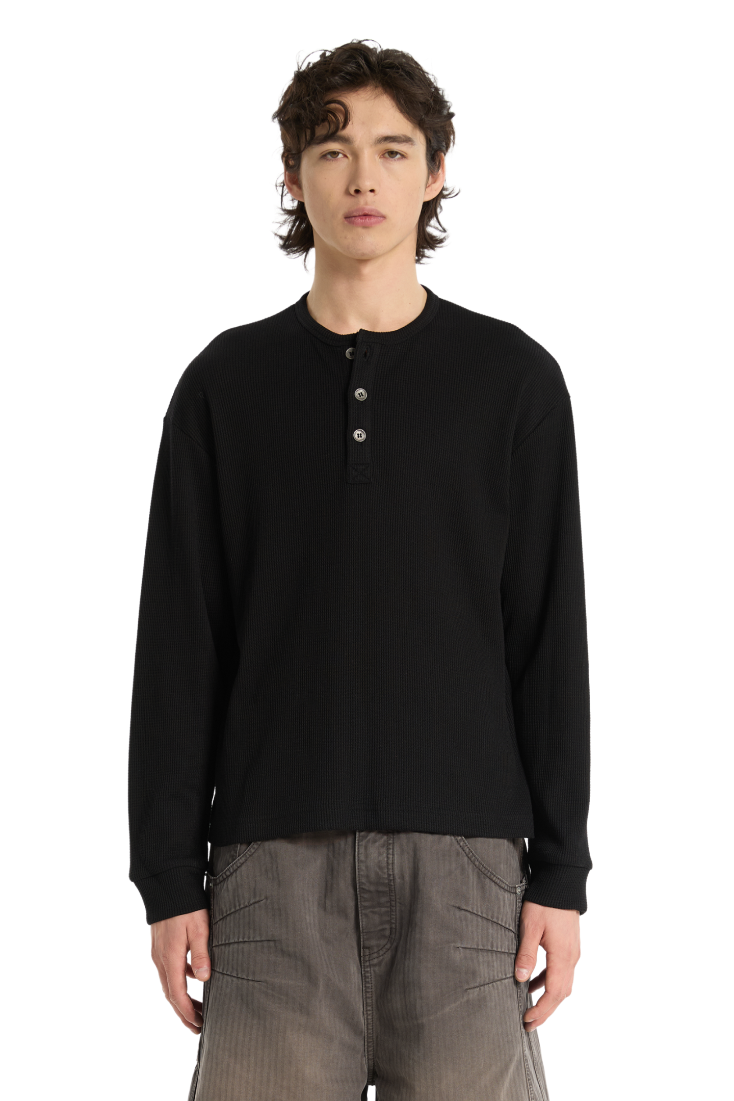 Henley Shirt Black