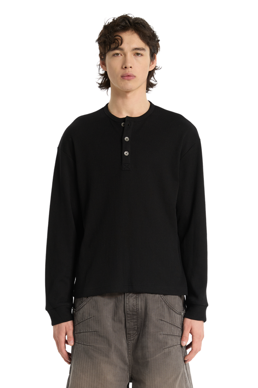 Henley Shirt Black