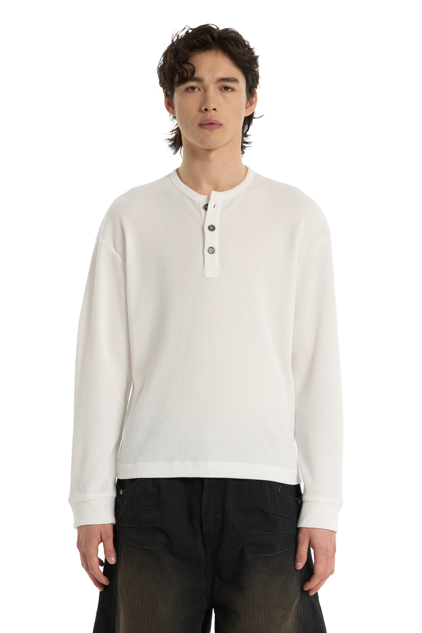 Henley Shirt White