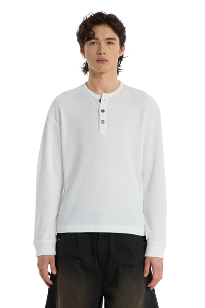 Henley Shirt White