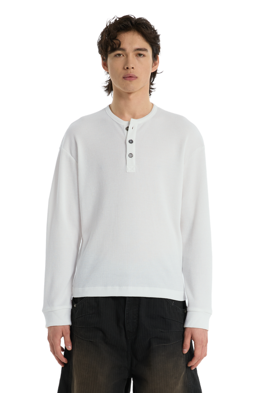 Henley Shirt White