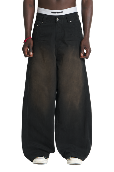 Herringbone Pants Black – Trendt Vision