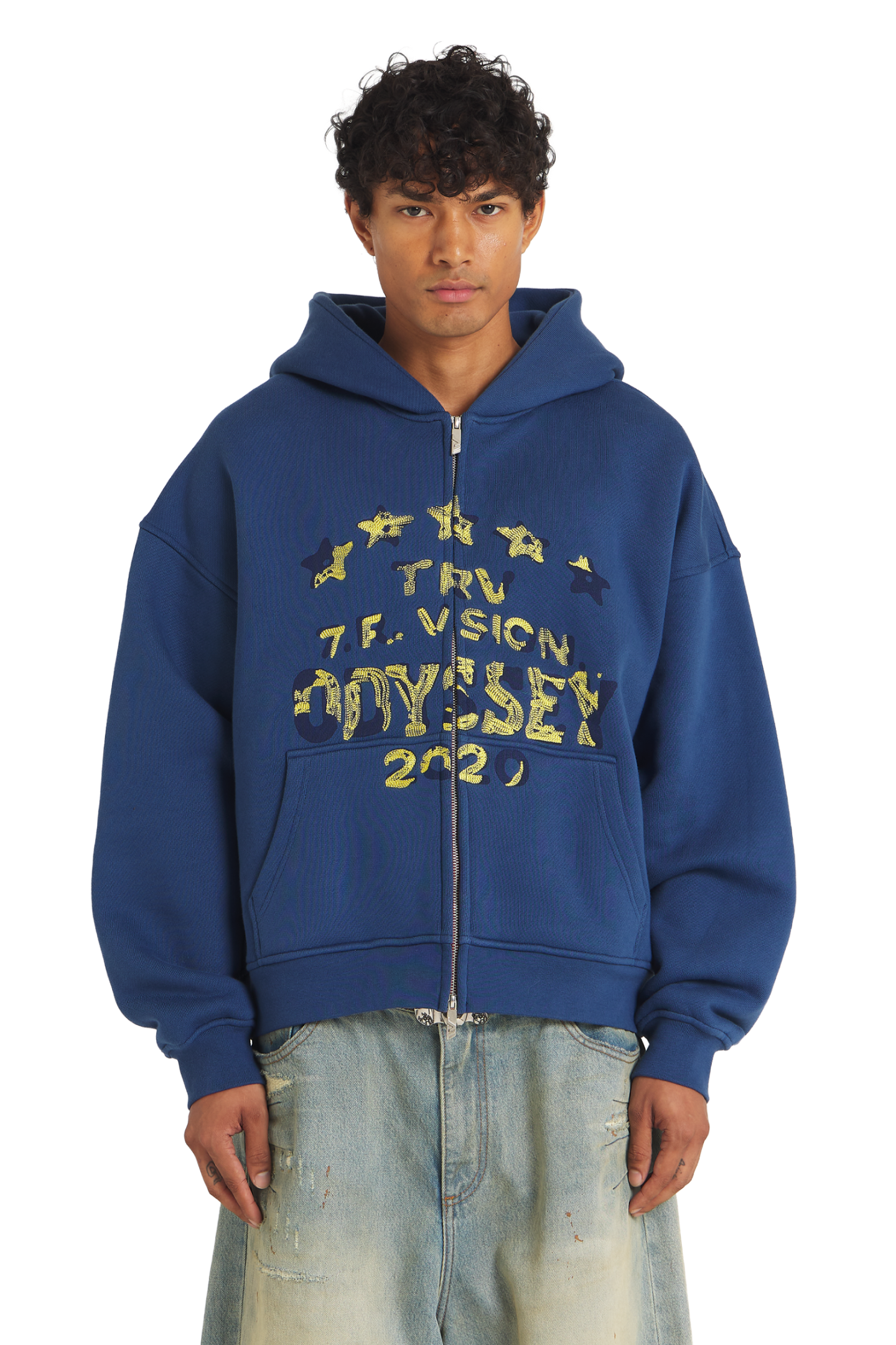 Odyssey Zip-Hoodie Blue – Trendt Vision Odyssey Zip-Hoodie Blue – Trendt Vision