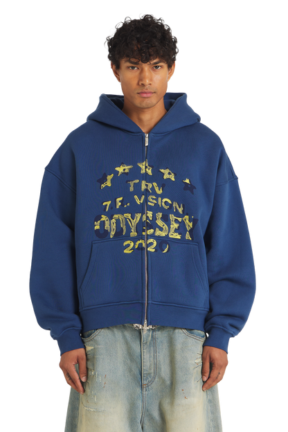 Odyssey Zip-Hoodie Blue