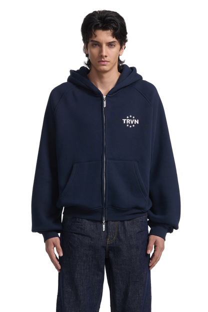 Pachinko Zip-Hoodie Navy