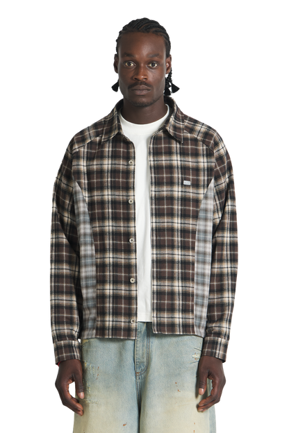 Split Flannel Multi Color