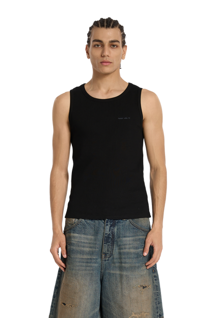 Ribbed Tank Top Black