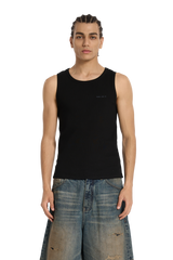 【Trendt Vision】ロゴ Tank Top タンクトップ Ribbed Tank Top Black – Trendt Vision