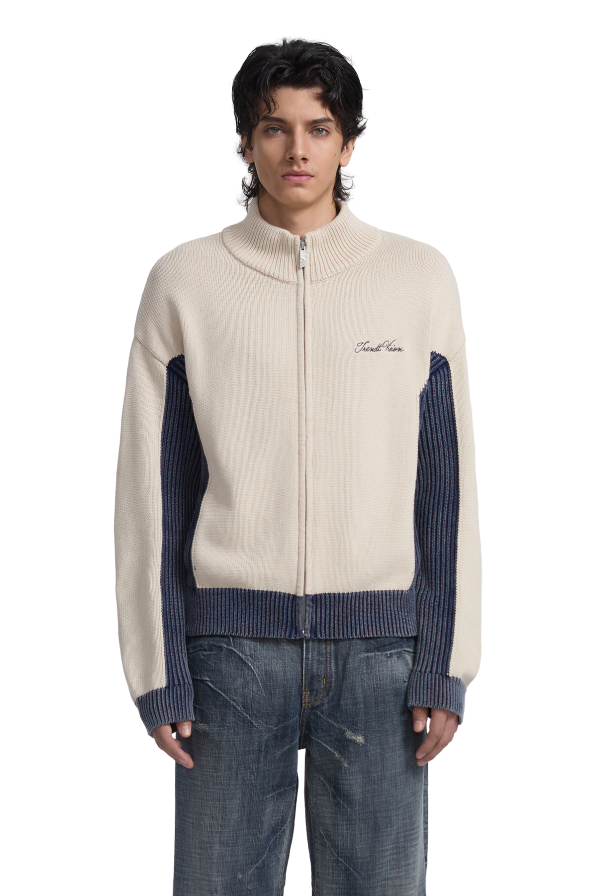 Knit Jacket Navy