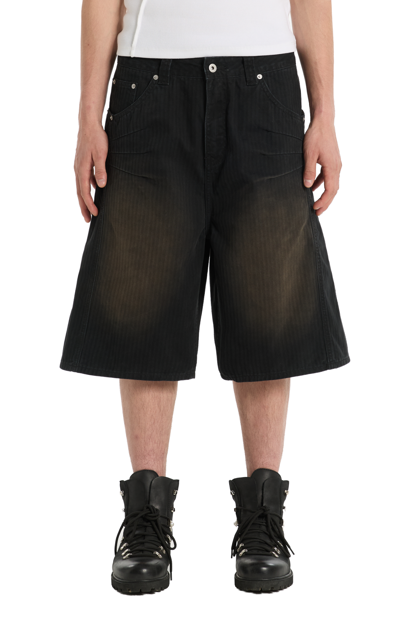 Herringbone Shorts Black – Trendt Vision