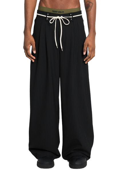Pinstripe Suit Pants
