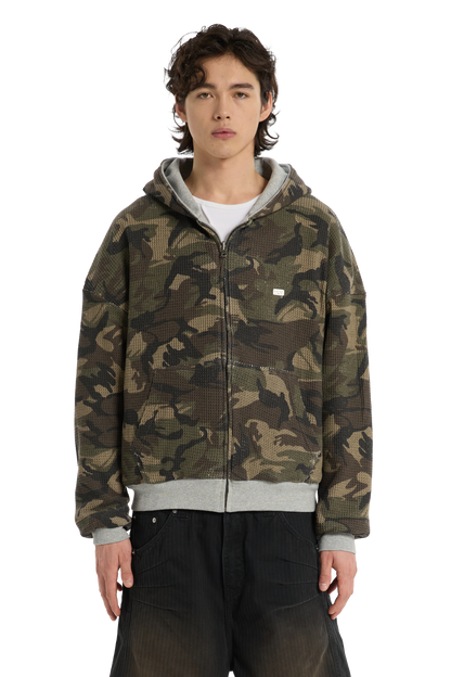 Reversible Camo Zip-Hoodie
