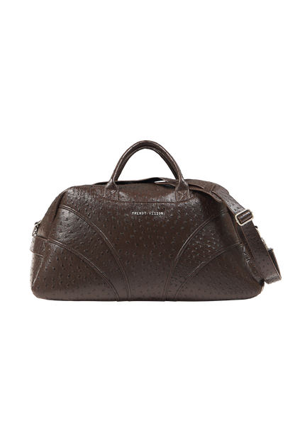 "Ostrich" Duffle Bag Brown