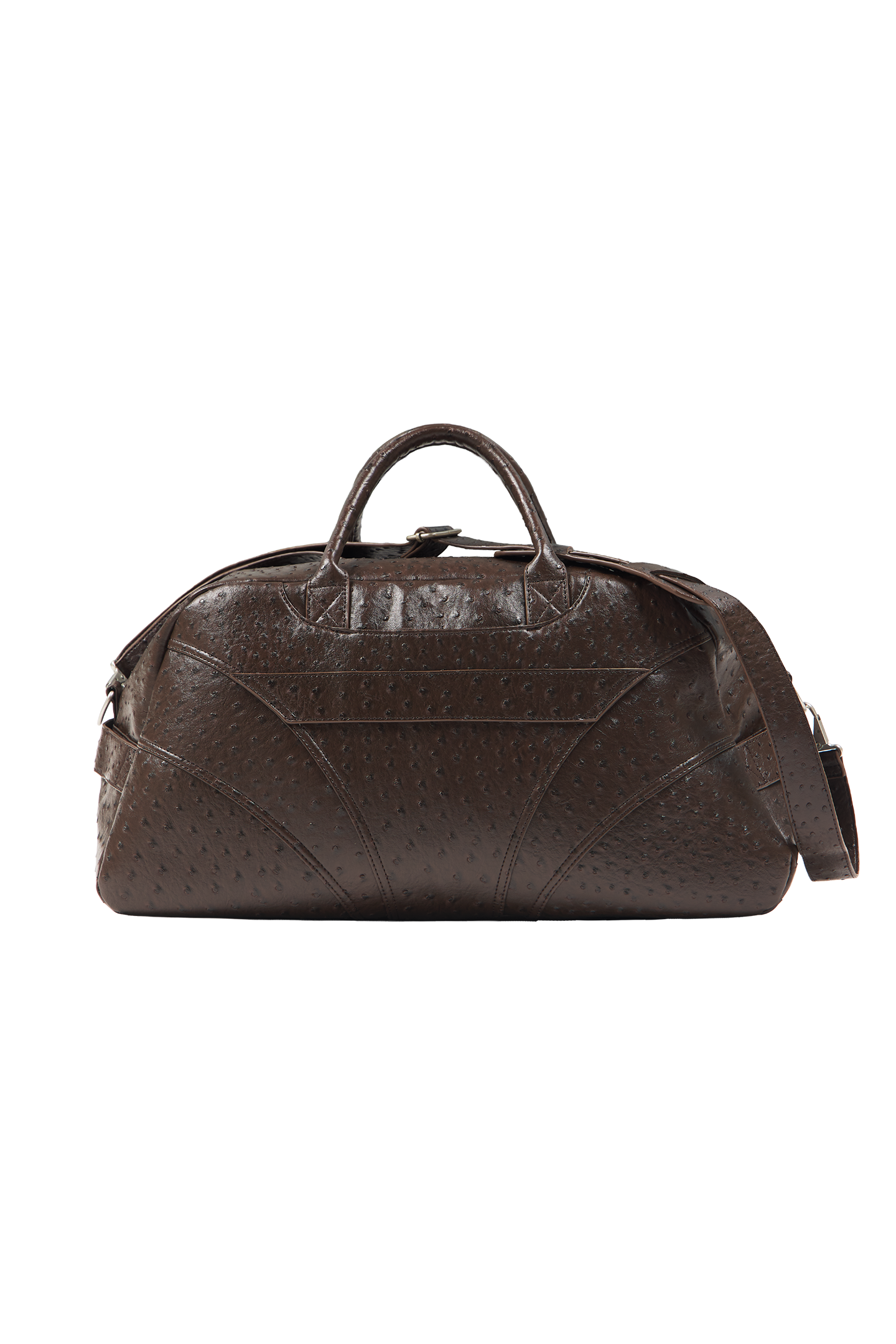 "Ostrich" Duffle Bag Brown