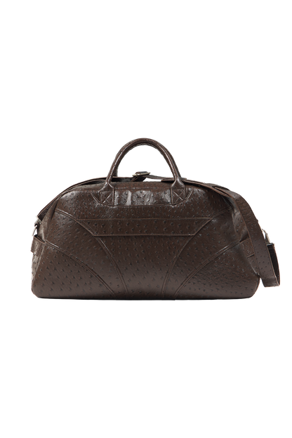 "Ostrich" Duffle Bag Brown