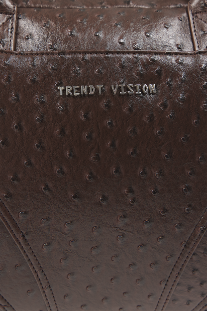 "Ostrich" Duffle Bag Brown