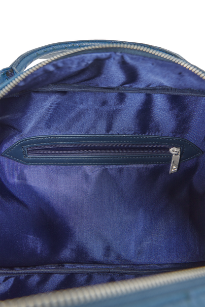 "Ostrich" Duffle Bag Blue