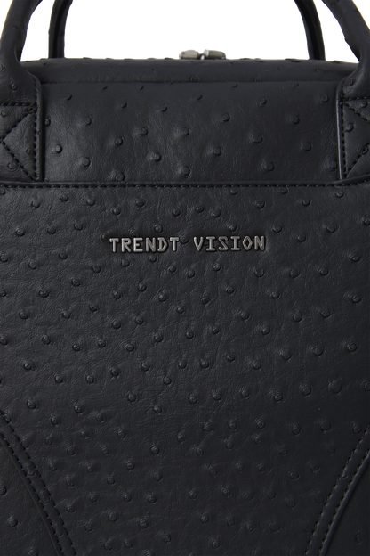 "Ostrich" Duffle Bag Black