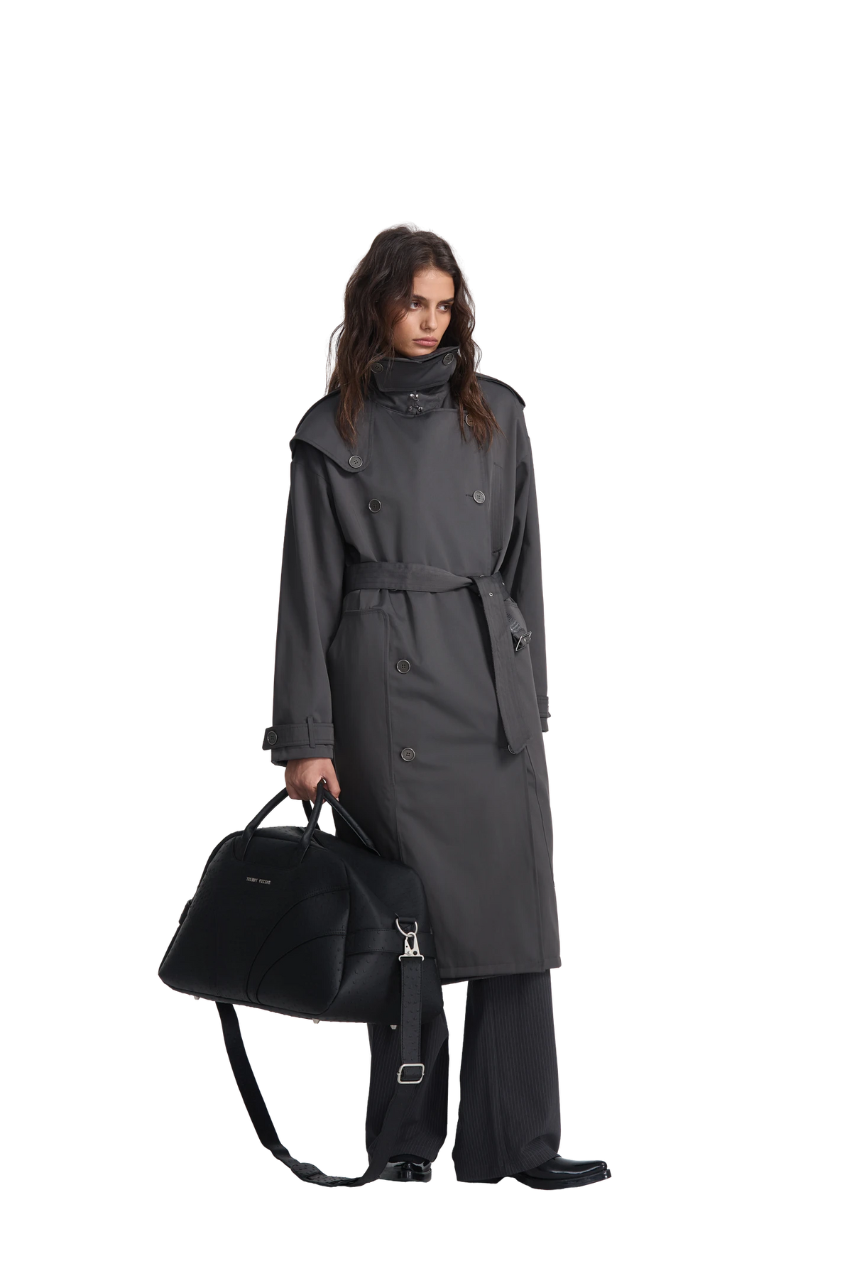 "Ostrich" Duffle Bag Black
