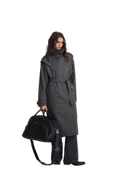 "Ostrich" Duffle Bag Black