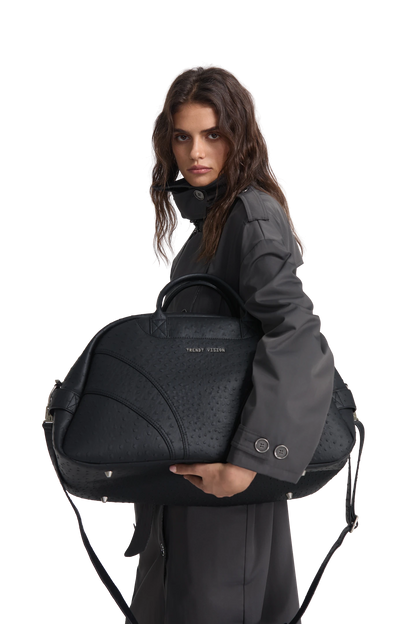"Ostrich" Duffle Bag Black