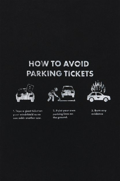 Parking Tee Black