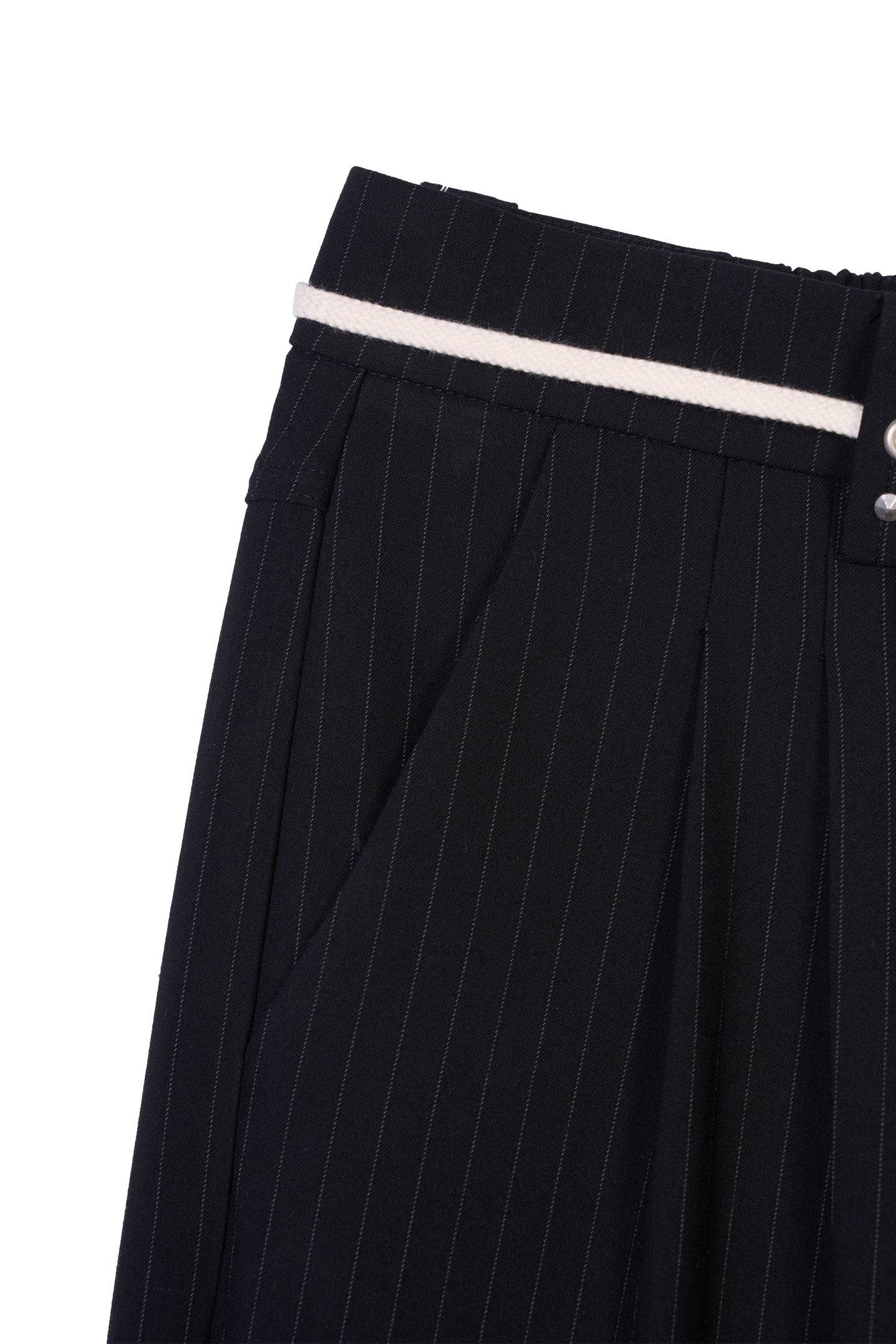 Pinstripe Suit Pants