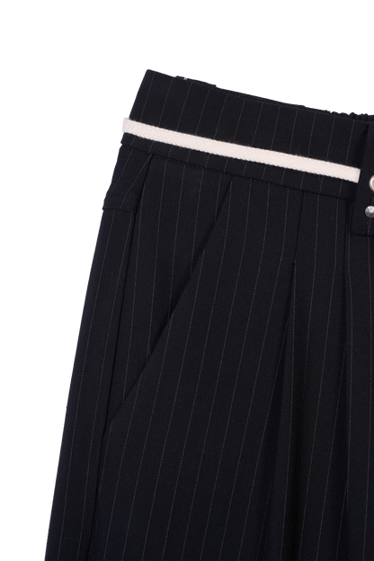 Pinstripe Suit Pants