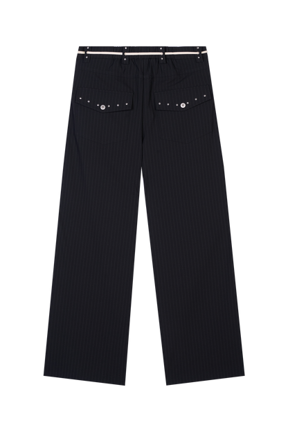 Pinstripe Suit Pants
