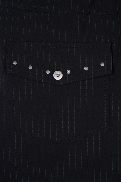 Pinstripe Suit Pants