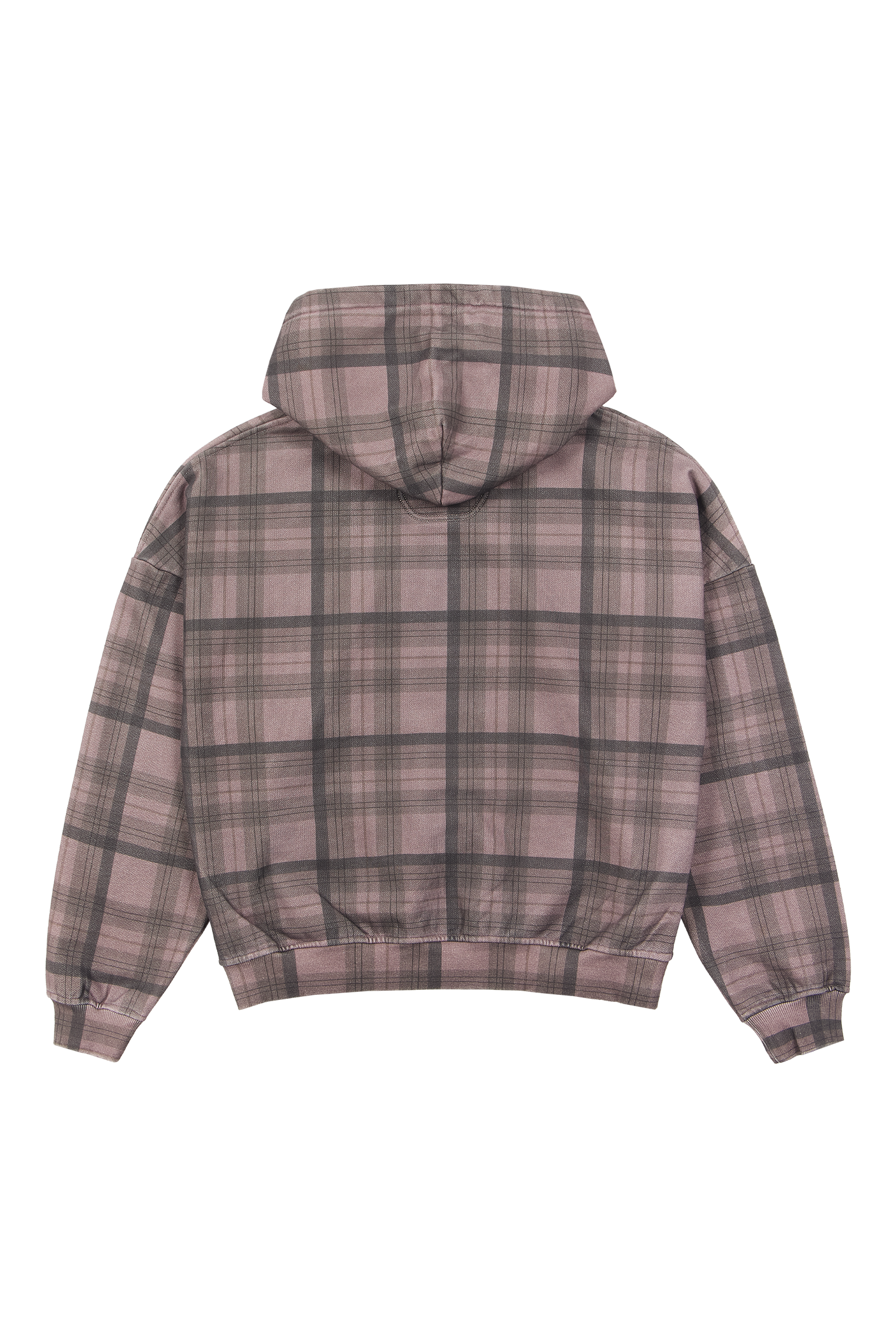 Plaid Zip Hoodie
