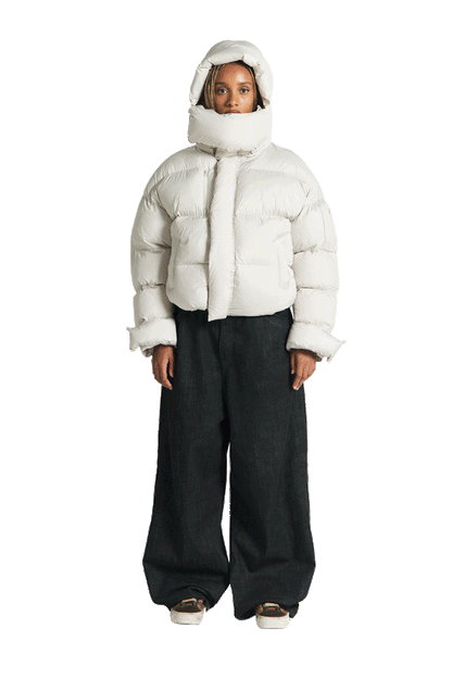 Pufferjacket Chalk White