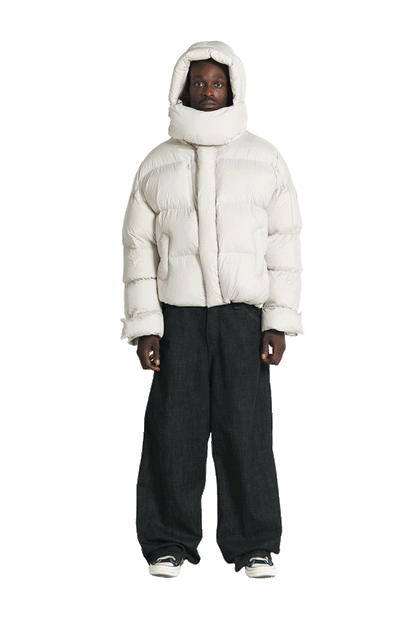 Pufferjacket Chalk White