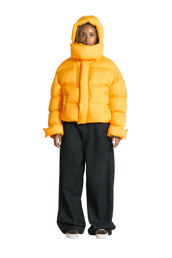 Pufferjacket Orange