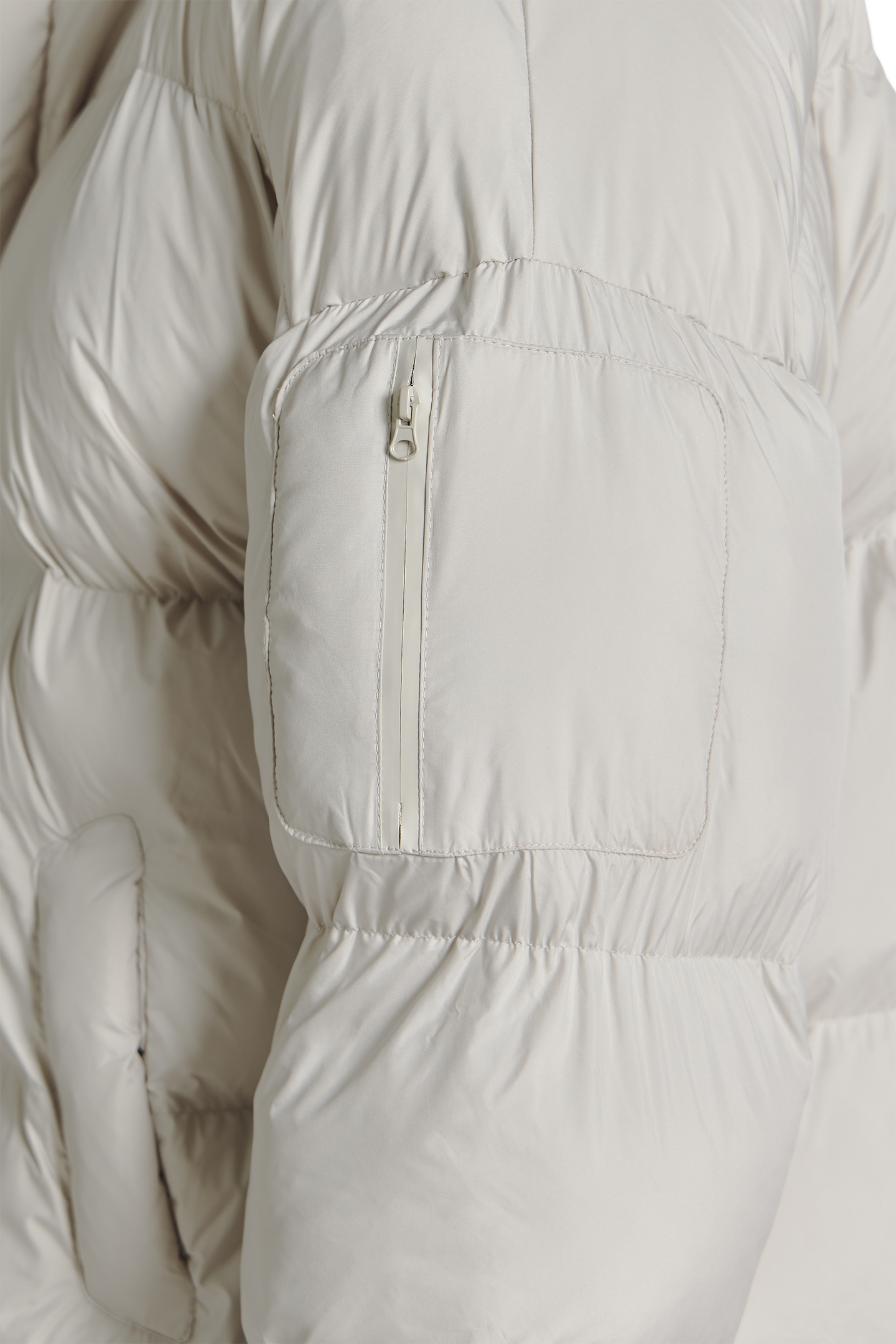 Pufferjacket Chalk White