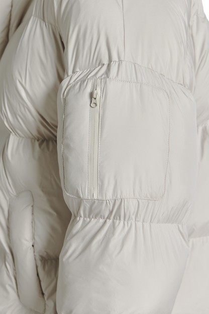 Pufferjacket Chalk White