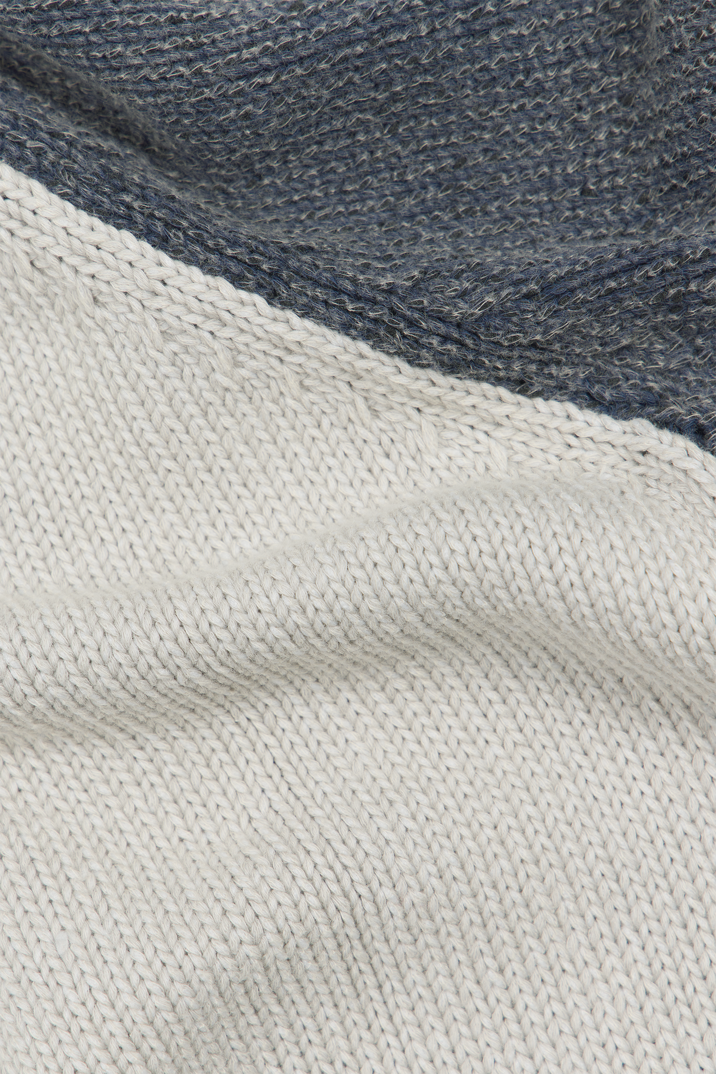 Raglan Knit Sweater Blue Grey