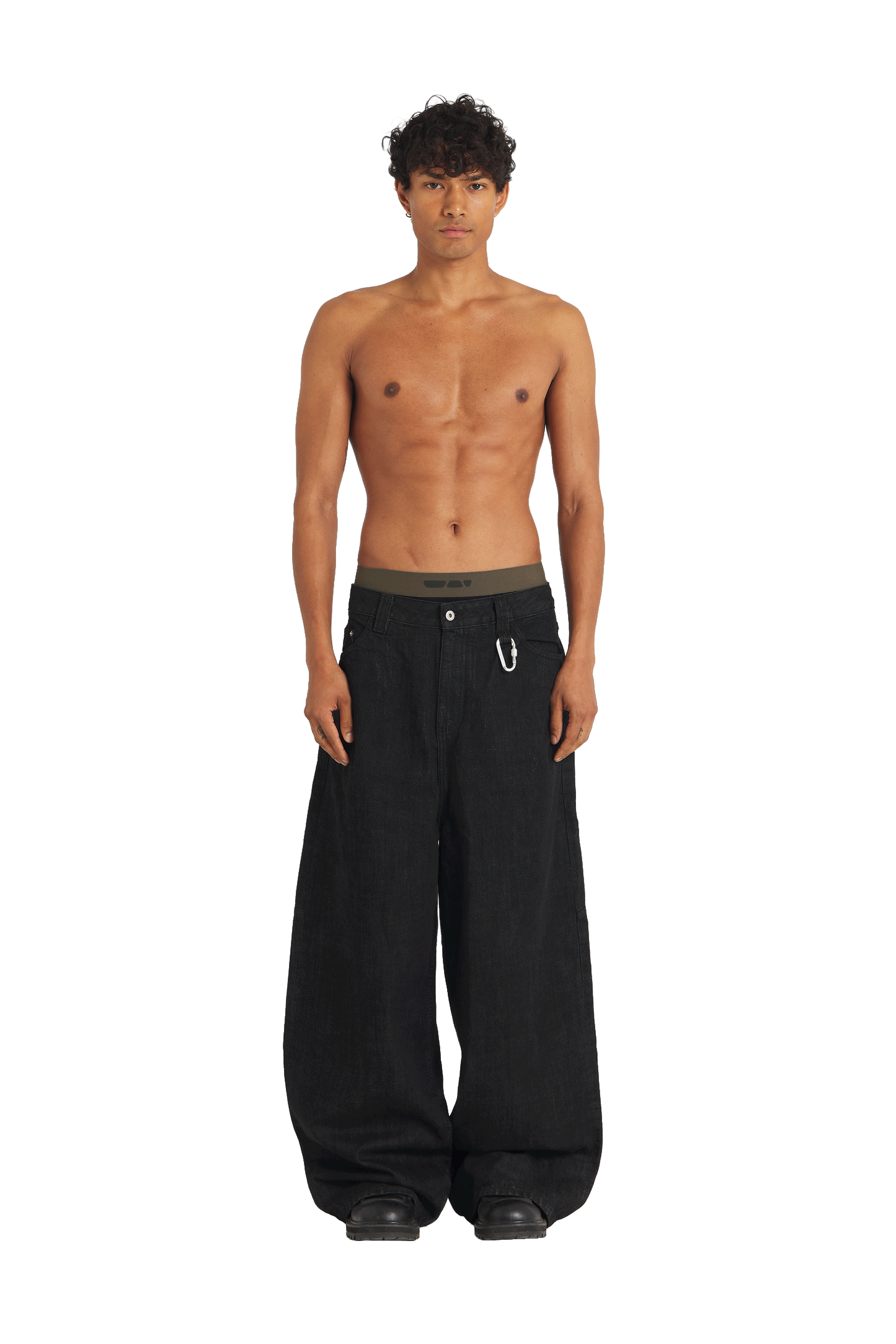 Raw Baggy Denim Jeans Black PREORDER