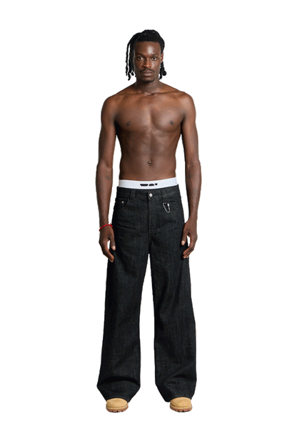 Raw Denim Jeans Black – Trendt Vision Raw Denim Jeans Black – Trendt Vision