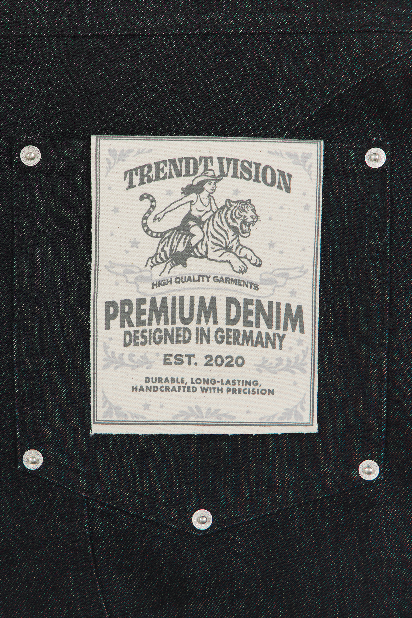 Raw Baggy Denim Jeans Black