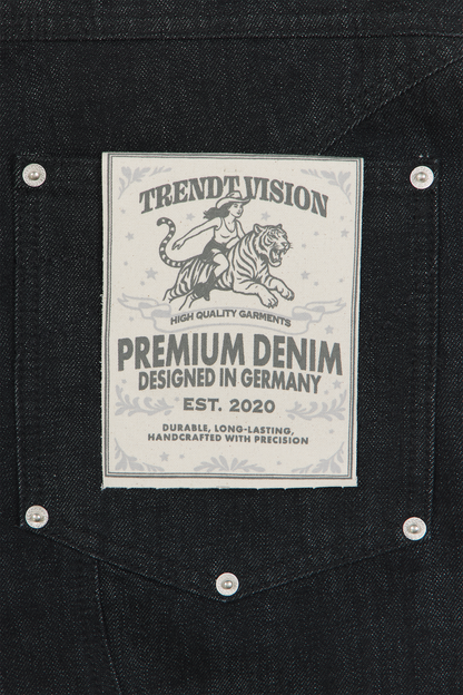 Raw Baggy Denim Jeans Black