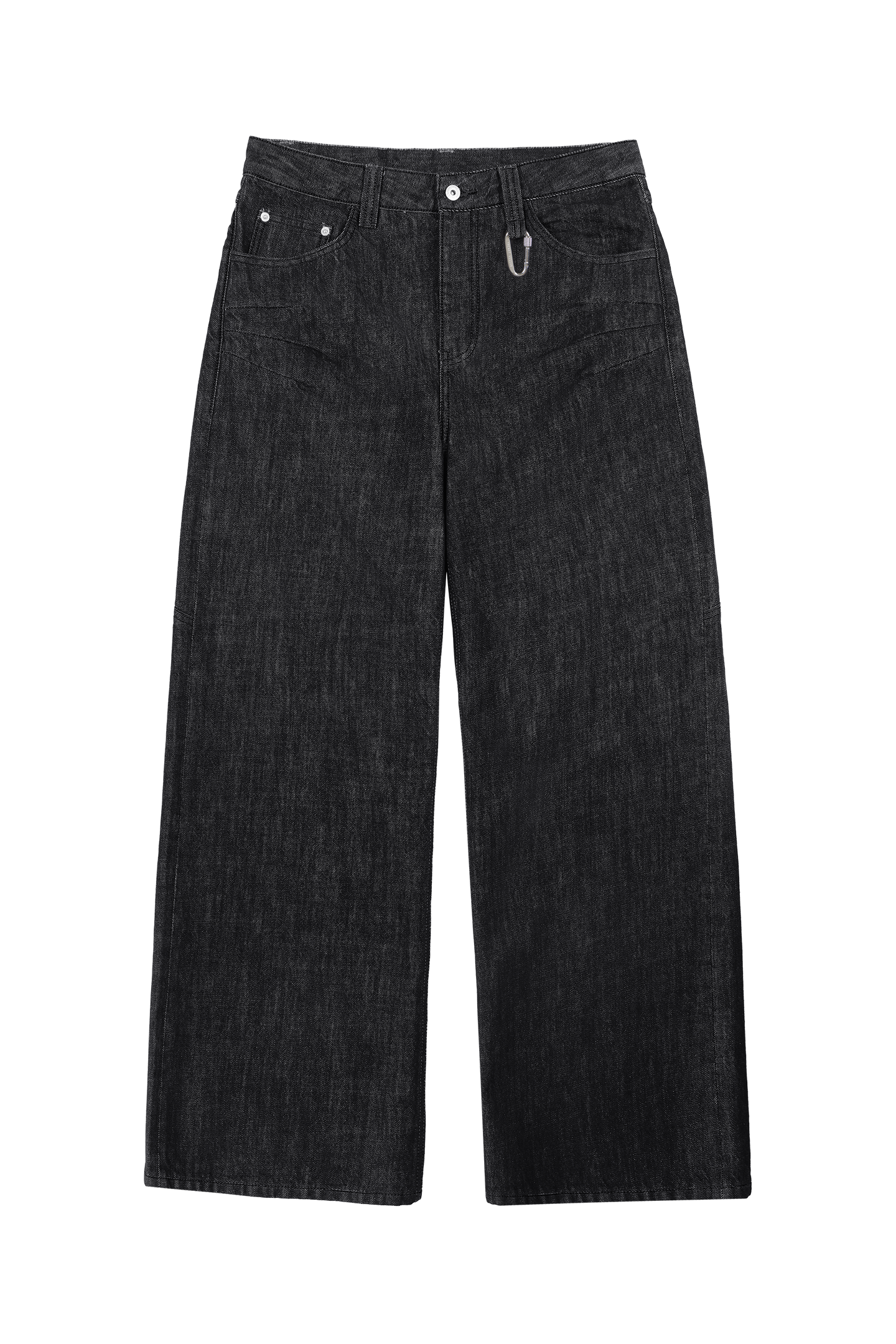 Raw Baggy Denim Jeans Black