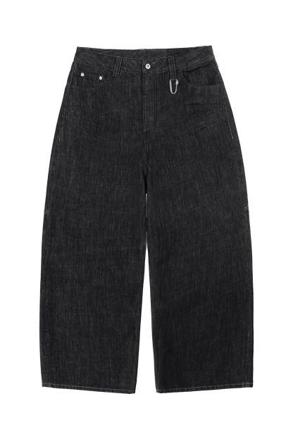 Raw Baggy Denim Jeans Black