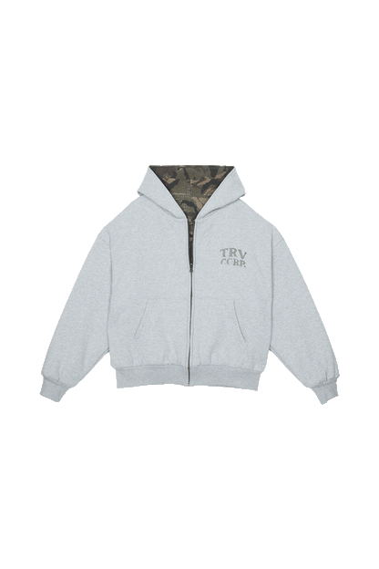 Reversible Camo Zip-Hoodie