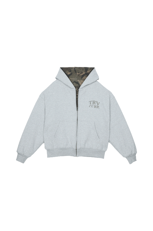 Reversible Camo Zip-Hoodie