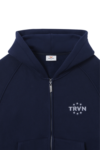 Pachinko Zip-Hoodie Navy