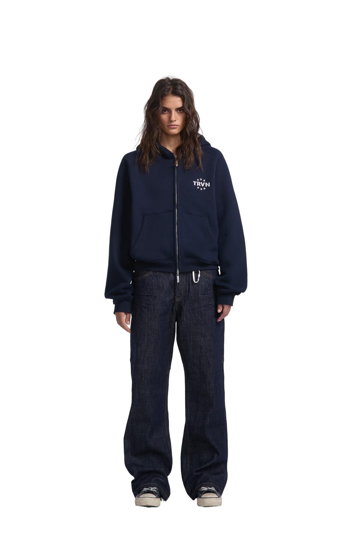 Pachinko Zip-Hoodie Navy