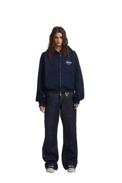 Pachinko Zip-Hoodie Navy
